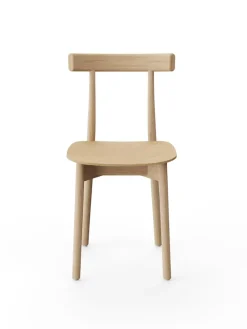 Nine Skinny wooden chair, ash/red fra><noscript><img width=