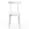 Nine Skinny wooden chair, ash/white fra> Spisebordsstole