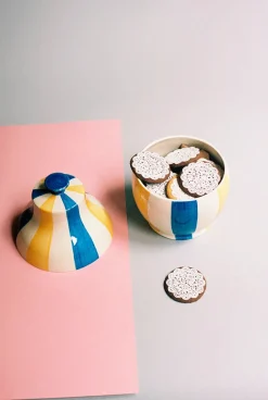 HAY Sobremesa stripe cookie jar fra> Vaser