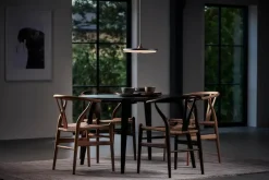 Le Klint Soleil pendel small, røget eg, plast skærm fra><noscript><img width=