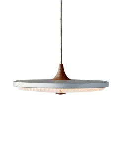 Le Klint Soleil pendel small, røget eg, plast skærm fra><noscript><img width=