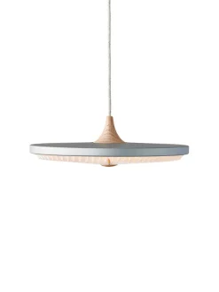 Le Klint Soleil pendel small, røget eg, papir skærm fra><noscript><img width=