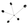 Editions Serge Mouille Spider Big Wall Lamp w/5 Fixed Arms af Serge Mouille> Væglamper|Spots