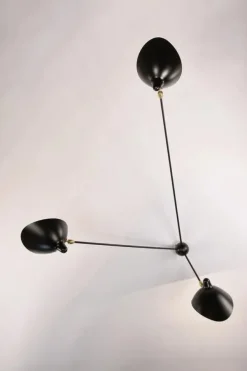 Editions Serge Mouille Spider Big Wall Lamp w/3 Fixed Arms af Serge Mouille><noscript><img width=
