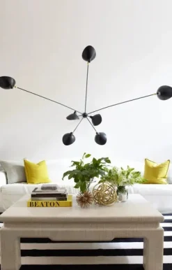 Editions Serge Mouille Spider Big Wall Lamp w/7 Fixed Arms af Serge Mouille><noscript><img width=