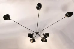 Editions Serge Mouille Spider Big Wall Lamp w/7 Fixed Arms af Serge Mouille><noscript><img width=