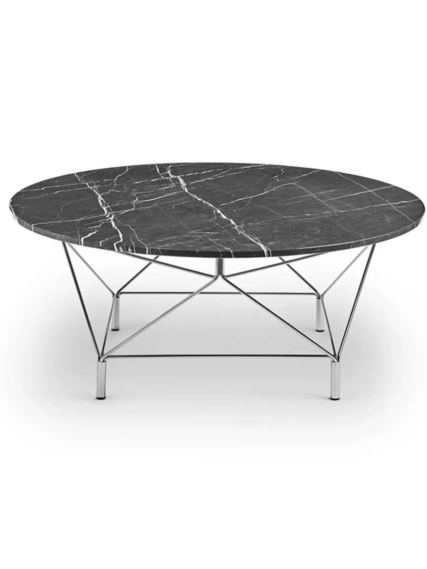Eilersen Spider Sofabord Ø 105 cm, sort stel fra> Sofaborde