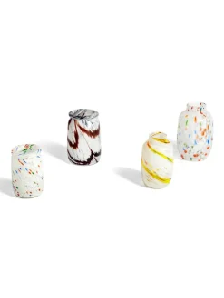 HAY Splash Vase, Roll Neck White Dot fra> Vaser