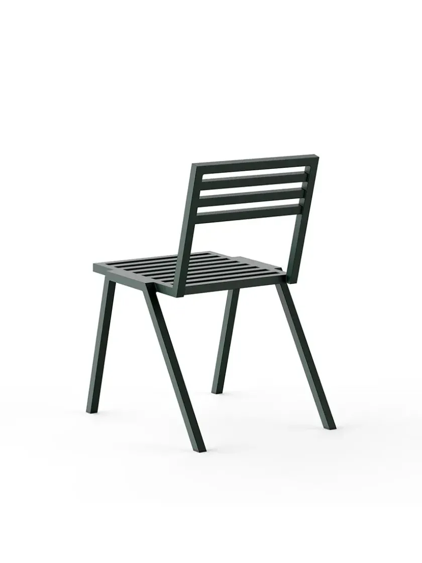 Nine Stacking Chair, grøn fra 19 Outdoors> Havestole