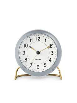 Arne Jacobsen Clocks Station Bordur, grå af Arne Jacobsen> Gaver Til Ham