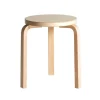 Artek Stool 60, lakeret birk fra> Skamler