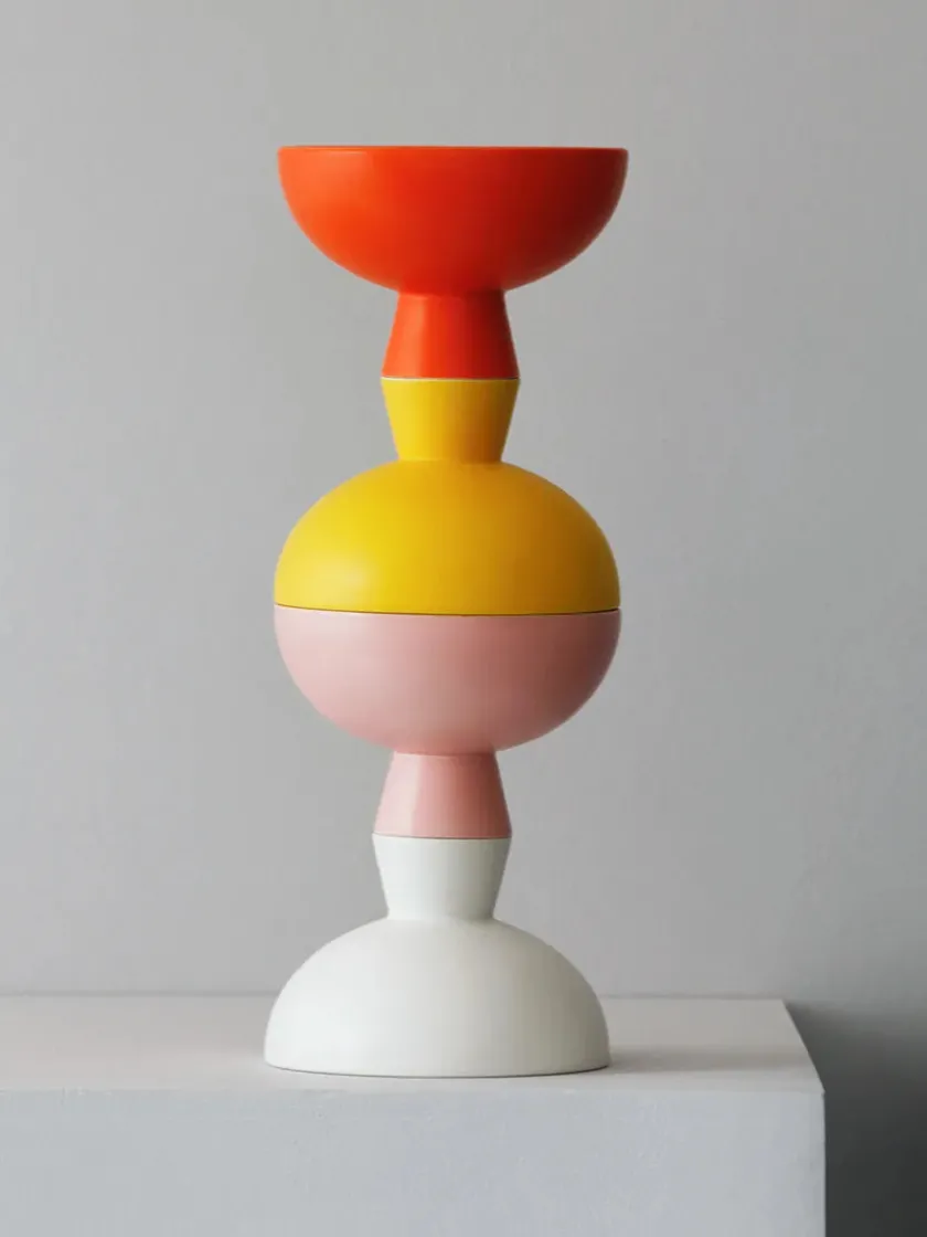 raawii Strøm Skål, coral blush fra> Service