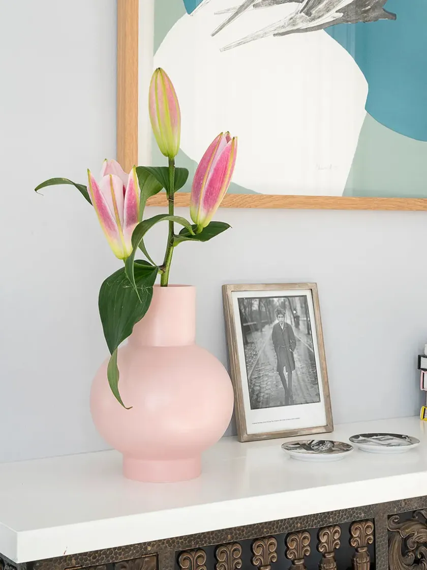 raawii Strøm Vase, blue fra> Vaser