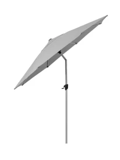 Cane-line Sunshade Parasol m. Tilt, light grey fra> Parasoller
