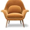 Fredericia Furniture Swoon Lænestol fra> Lænestole