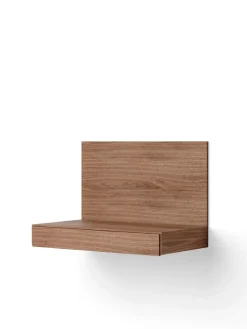 New Works Tana Wall Mounted Desk, walnut fra> Skriveborde