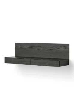 New Works Tana Wall Mounted Media Module, oak fra><noscript><img width=