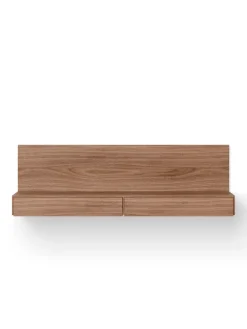 New Works Tana Wall Mounted Media Module, walnut fra> Hylder|Tv-Borde