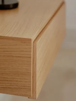 New Works Tana Wall Mounted Nightstand, walnut fra><noscript><img width=