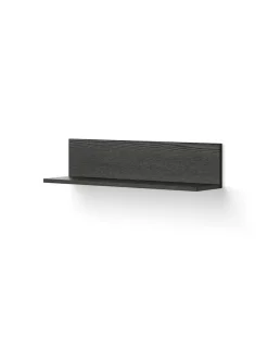 New Works Tana Wall Shelf, black stained oak fra> Hylder