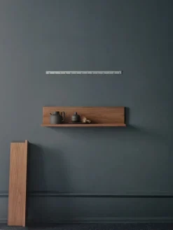New Works Tana Wall Shelf, black stained oak fra><noscript><img width=