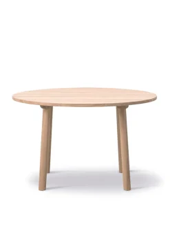 Fredericia Furniture Taro Spisebord Ø120 cm, sæbebehandlet eg fra> Spiseborde