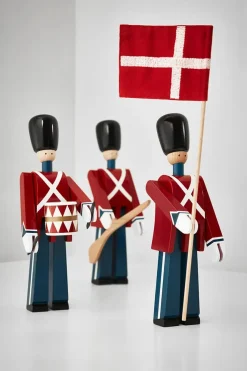 Kay Bojesen Tekstilflag til Fanebærer af> Figurer