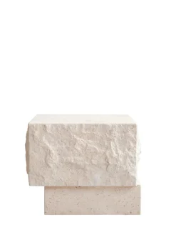 101 Copenhagen Temple Coffee Table Low, limestone fra> Sideborde Og Små Borde