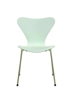 Fritz Hansen 70th Anniversary Edition 3107 Spisebordsstol, 7:14 AM Green af Arne Jacobsen> Spisebordsstole