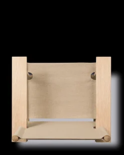 Fredericia Furniture The Canvas Chair, lys olieret eg natur canvas af Børge Mogensen><noscript><img width=
