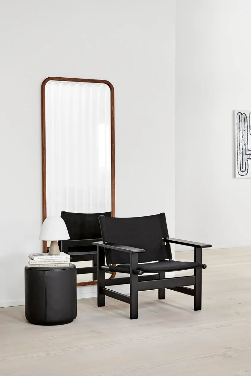 Fredericia Furniture The Canvas Chair, sæbebehandlet eg natur canvas af Børge Mogensen> Loungestole|Lænestole