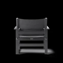 Fredericia Furniture The Canvas Chair, sæbebehandlet eg natur canvas af Børge Mogensen><noscript><img width=