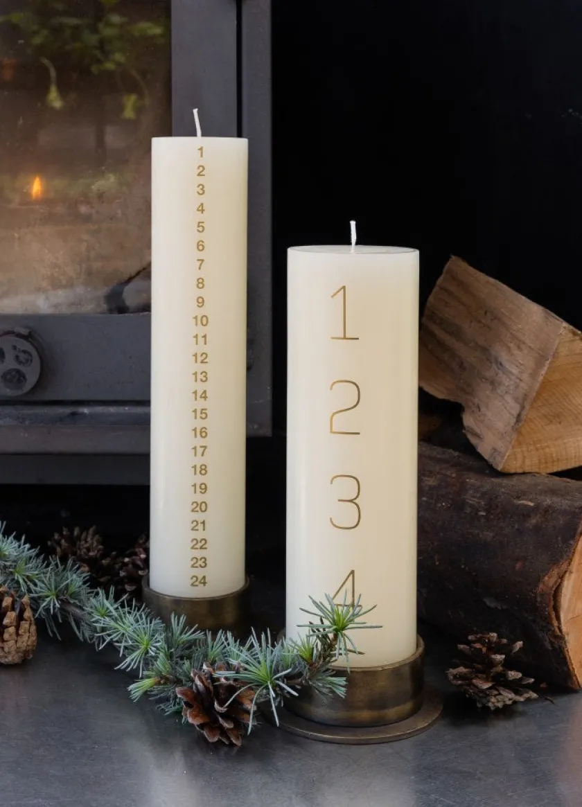 Kunstindustrien The Circle, Ø6 cm - Burned fra> Kalenderlys & Julelysestager|Adventsstager