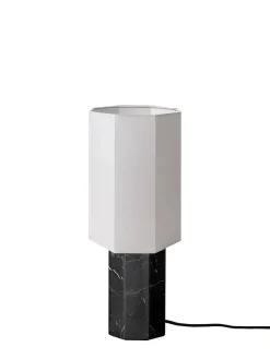 Louise Roe The Eight Over Eight Lamp Small, white marble fra><noscript><img width=