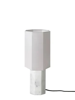 Louise Roe The Eight Over Eight Lamp Small, white marble fra><noscript><img width=