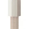 Louise Roe The Eight Over Eight Lamp Large, beige travertine fra> Spots