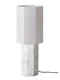 Louise Roe The Eight Over Eight Lamp Large, beige travertine fra><noscript><img width=