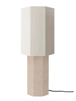 Louise Roe The Eight Over Eight Lamp Large, beige travertine fra><noscript><img width=