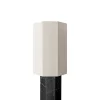 Louise Roe The Eight Over Eight Lamp Small, grey marble fra> Spots