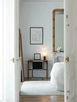 Louise Roe The Eight Over Eight Lamp Small, grey marble fra><noscript><img width=