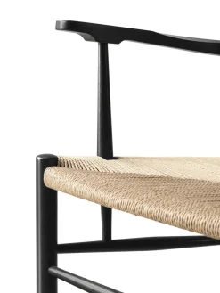 Fredericia Furniture The Klint Armchair, sortlakeret eg fra><noscript><img width=