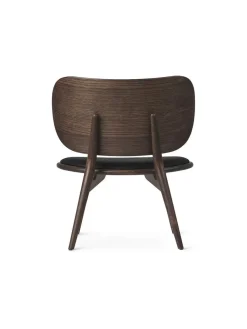 Mater The Lounge Chair, mat lakeret eg med naturfarvet læder fra><noscript><img width=