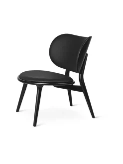 Mater The Lounge Chair, mat lakeret eg med naturfarvet læder fra><noscript><img width=