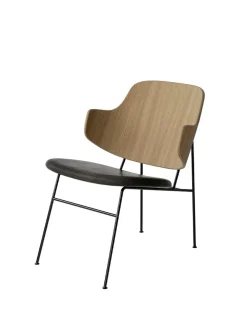 Audo Copenhagen The Penguin Lounge Chair, Læder fra><noscript><img width=