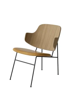 Audo Copenhagen The Penguin Lounge Chair, Læder fra><noscript><img width=