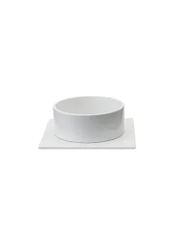 Kunstindustrien The Square lysestage Ø7 cm, hvid fra> Lysestager