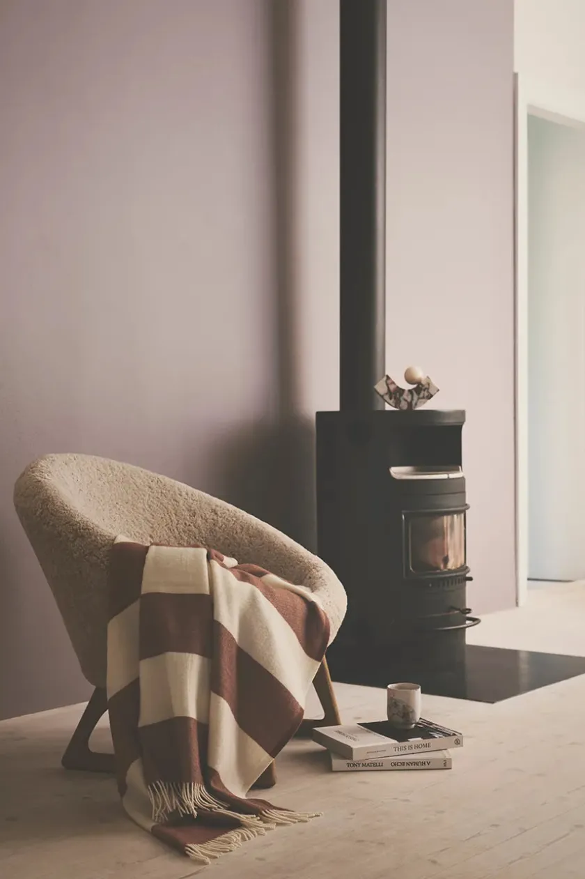 Silkeborg Uldspinderi The Sweater Plaid, blue fra> Puder Og Plaider