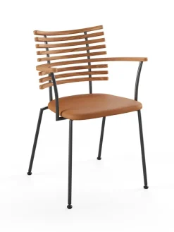 Naver Collection Tiger Armstol, cognac læder fra><noscript><img width=
