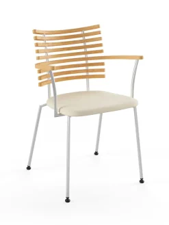 Naver Collection Tiger Armstol, creme læder fra><noscript><img width=