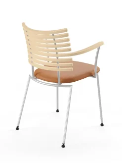 Naver Collection Tiger Armstol, creme læder fra><noscript><img width=